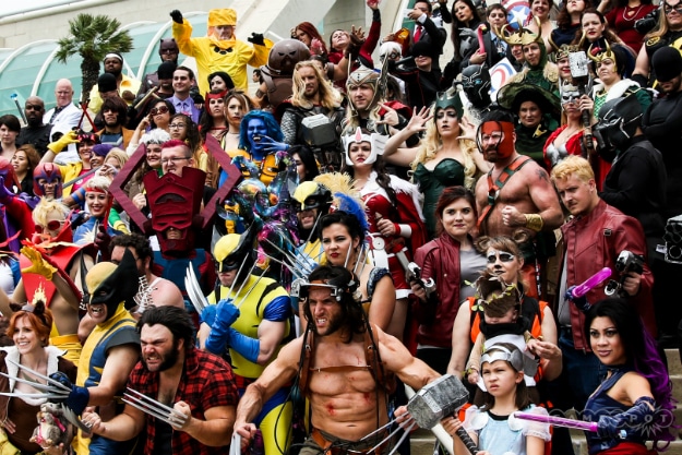 Cosplay Comic Con Group Picture Header