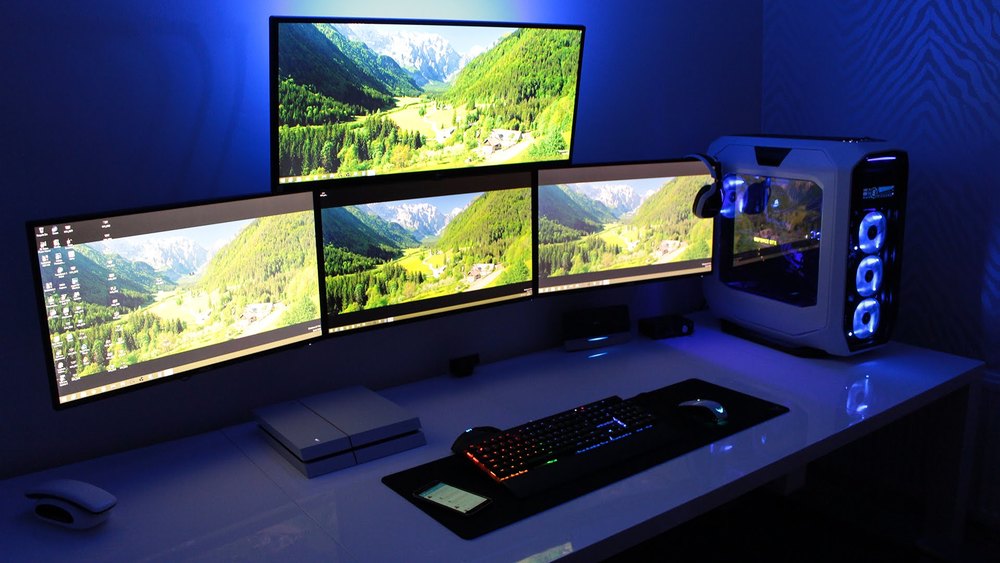 Zen Desktop Tech Room Setup