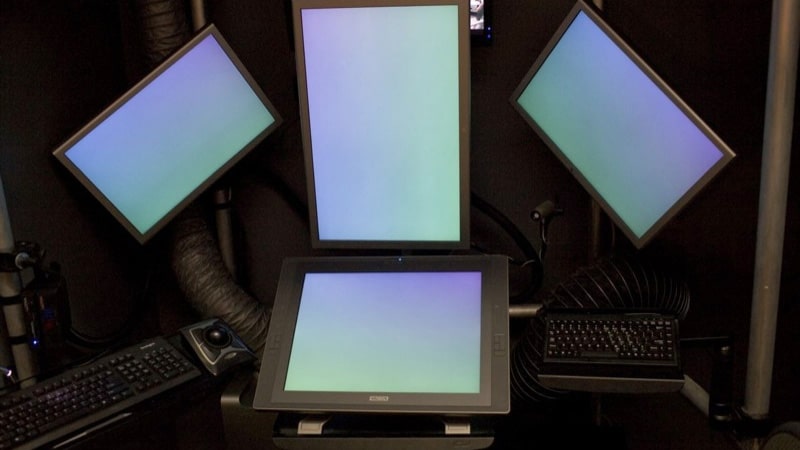 Insane Tech Room Computer Setup