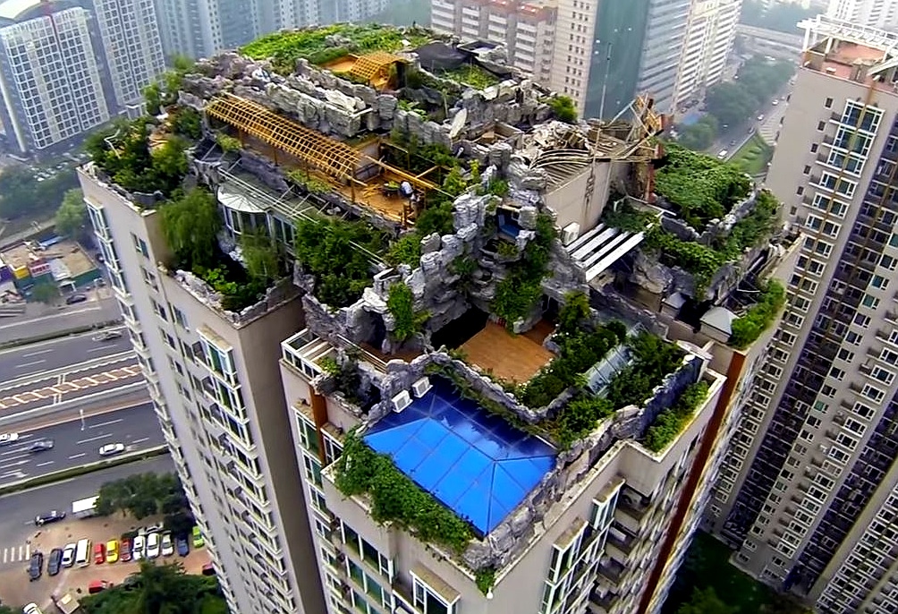 Amazing Skyscraper Mountaintop Mansion Header