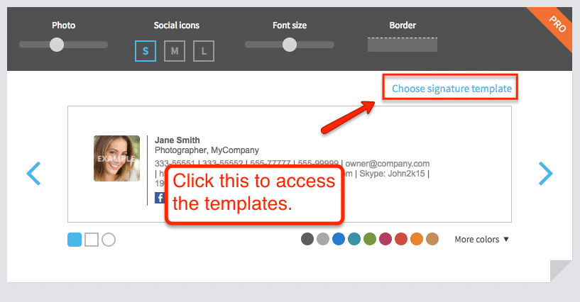WiseStamp Email Signature Templates 1