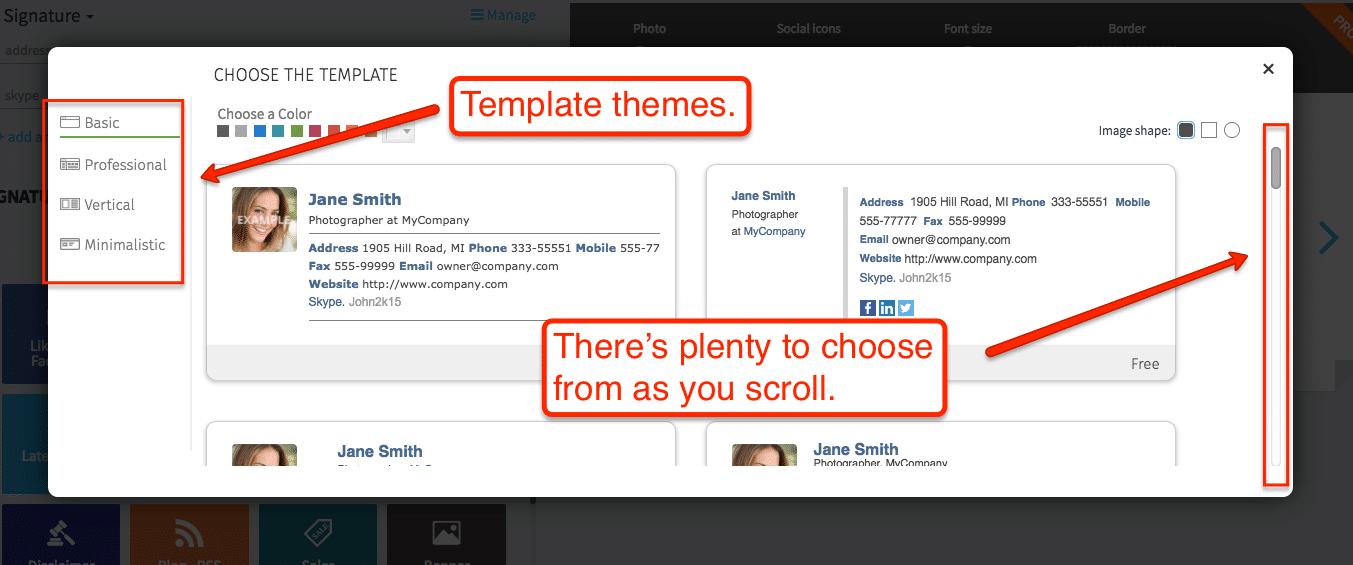 WiseStamp Email Signature Templates 2