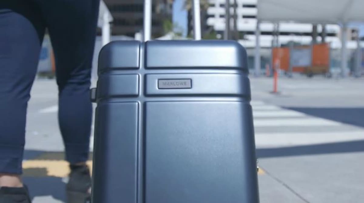 Marlowe Carry-On Suitcase Walking