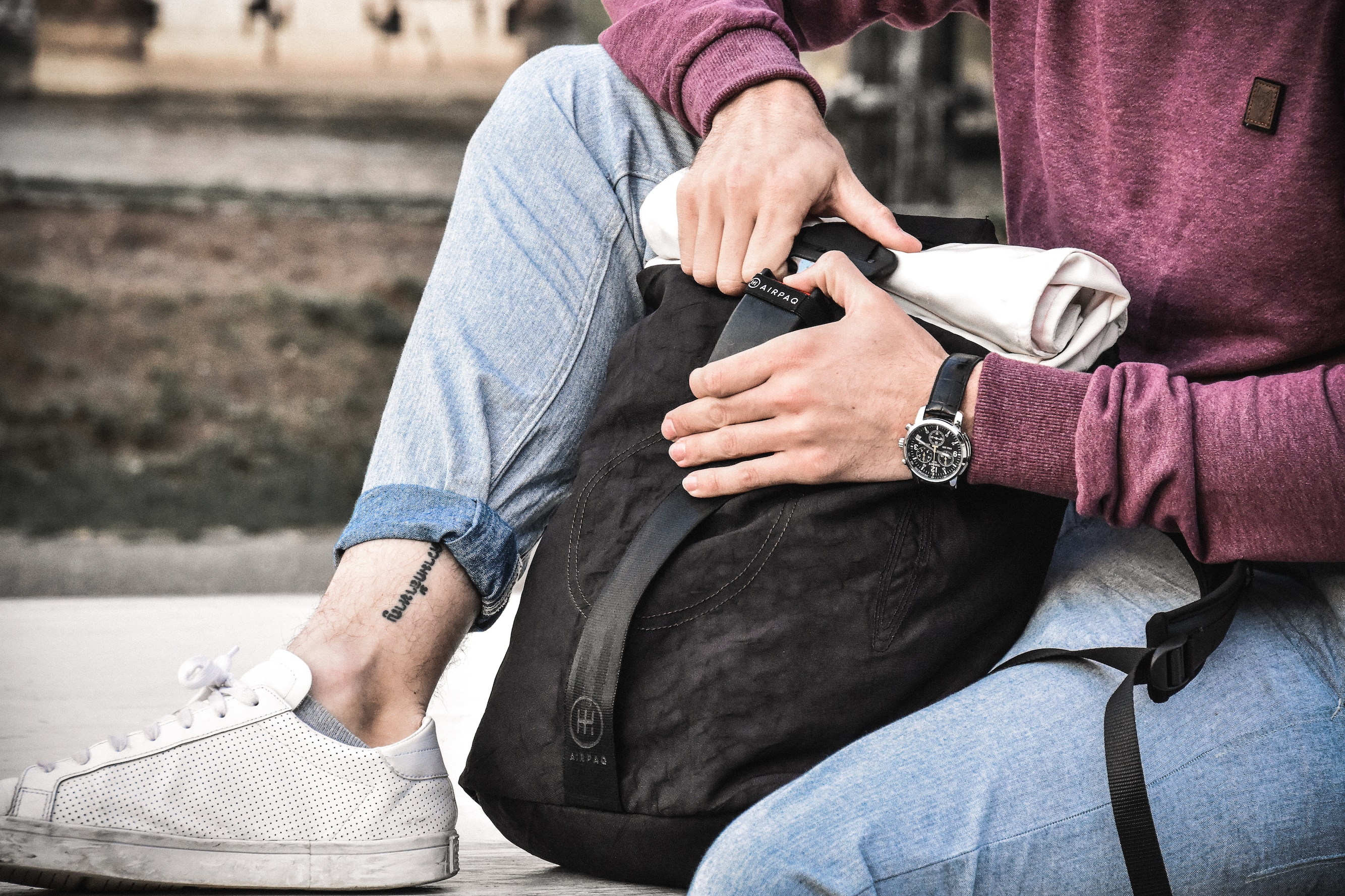 Airpaq Upcycled Backpack Article Image 2