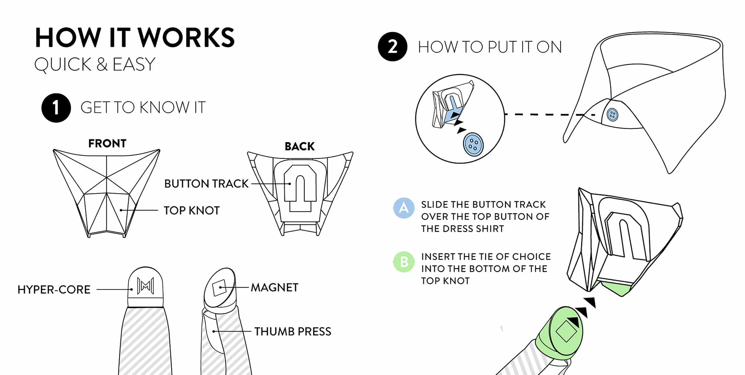 Modern Magnetic Necktie Article Image 1