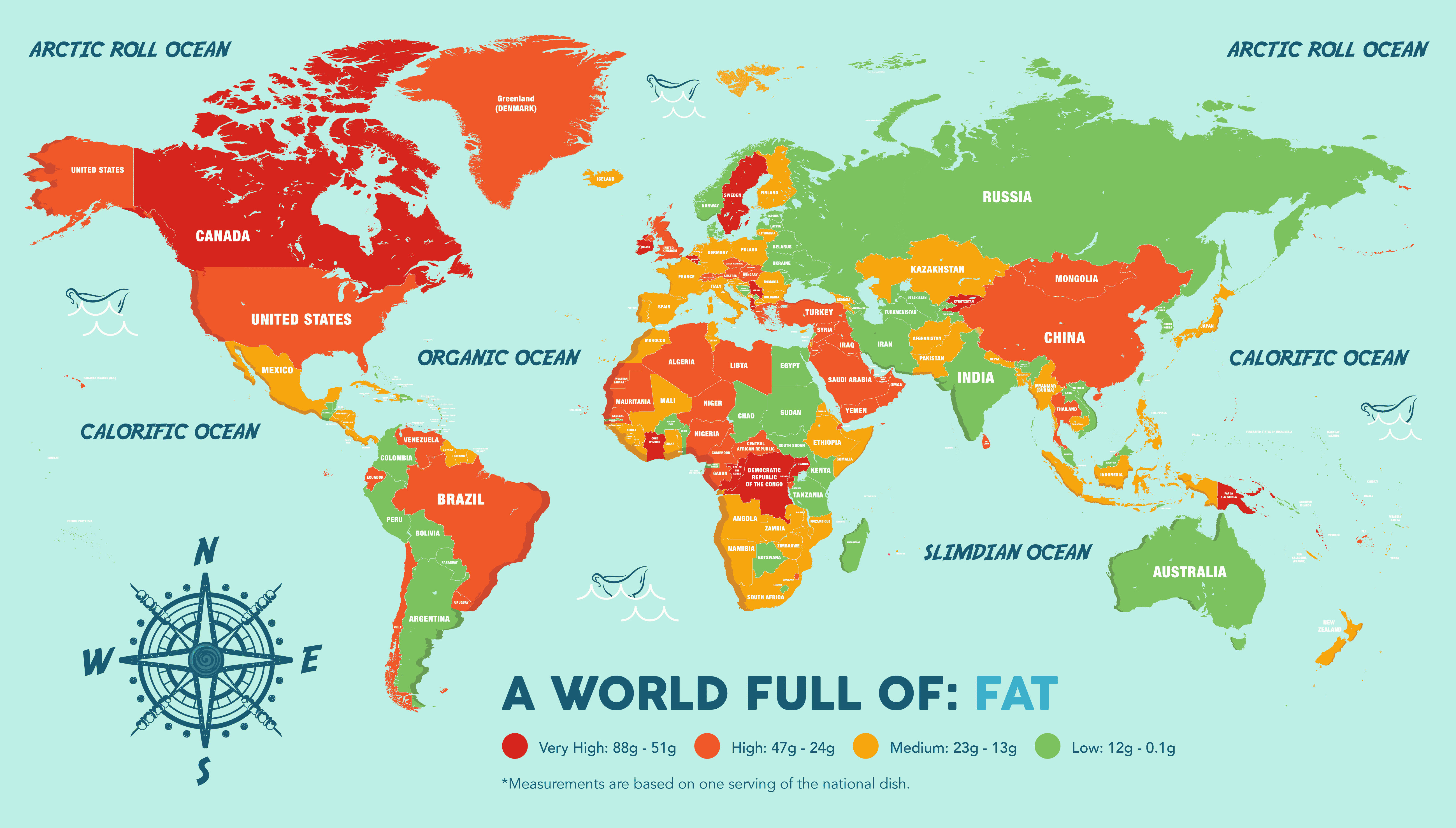 World Food Map Fat Article Image