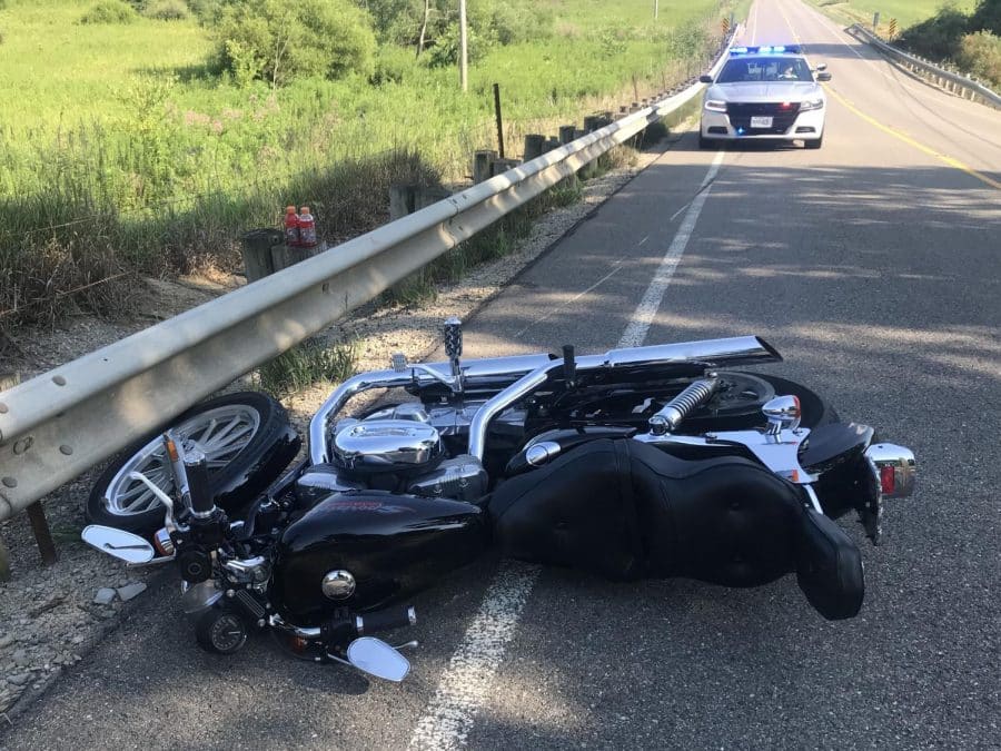 Motorcycle Crash Lost Article Image